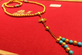 越王古法黄金|禅悟佛珠手链图片