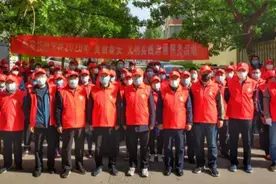 泰安技师学院：践行“泰安小美”精神  助力文明城市创建图片