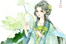 古风图片：一生一世一双人，半醉半醒半浮生。图片