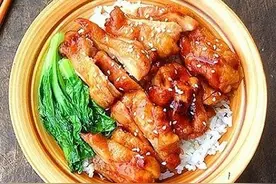 照烧鸡排饭，酱香浓郁，可口美味（内含照烧汁详细配比）图片
