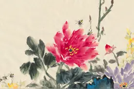 《走进唐诗》：飘香送艳春多少，犹如真红耐久花。图片