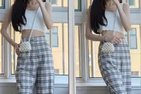 165女孩穿出大长腿，肉眼增加10cm，这样穿身材实在太好了图片