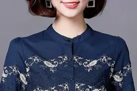 妈妈胖到没腰，但贼会穿，穿了这“大码”装，显瘦洋气，特有范图片