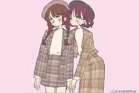 日本插画师笔下又甜又酷的闺蜜穿搭，可爱力满满的日系美少女图片