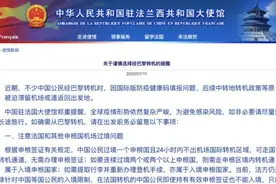 中国驻法国大使馆提醒：谨慎选择经巴黎转机图片