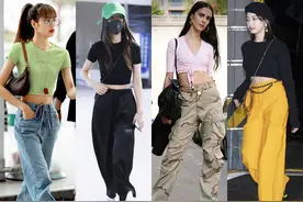 最火女团穿搭：热辣Crop Top +帅气宽松裤装，看Lisa导师给你示范图片