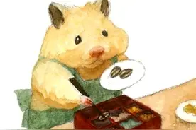 小仓鼠的日常 ｜治愈系插画图片