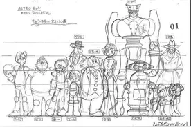 《铁臂阿童木》人物设定稿图片