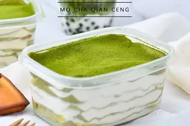 平底锅甜点の抹茶千层盒子图片