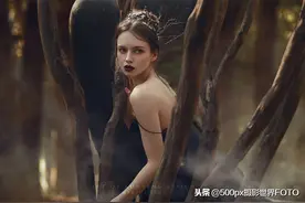 她是黑暗角落的黑玫瑰，高冷孤傲的高岭之花｜昆腾图片