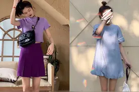 微胖身材怎么穿？气场全开的甜酷风穿搭好时髦，简单、显瘦又百搭图片