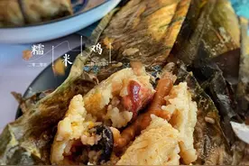 教你做广式糯米鸡，味美鲜香，不用去广东也能吃到的广式糯米鸡图片