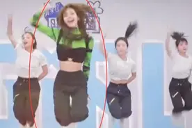 示范主题舞，当镜头特写Lisa的表情，导师选手的差距一目了然图片