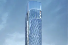 成都天府新区标志性建筑封顶，设计方案取意于“笋”图片