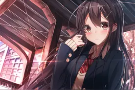 动漫图片：这就是二次元传说中的制服少女吗？图片