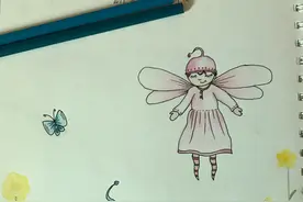 零基础手绘，可爱的小精灵图片