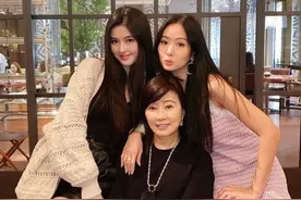 台湾第一名媛孙芸芸女儿晒祖孙三代合照，全家仙女颜值看呆网友图片