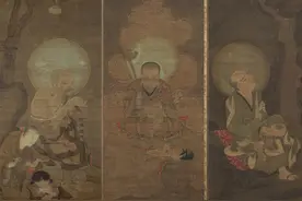 收藏在日本的南宋佛画，精美的十六罗汉图轴都是匠人的心血图片