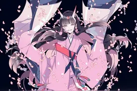 暗黑系插画作品，造型色彩带有浓烈个人风格，画风华丽而诡异图片