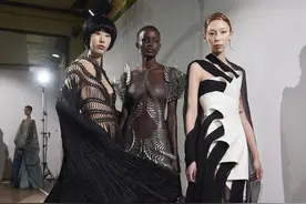 2020巴黎春夏高定时装周：Iris Van Herpen 后台图片