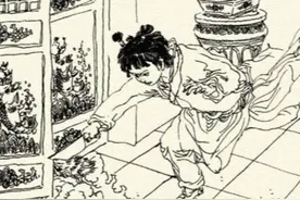 聊斋故事：人小鬼大，十岁小儿勇敢机敏，杀狐救母保平安图片