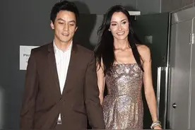 被吴彦祖“洋老婆”惊艳！180穿一片式抹胸裙，性感身材好到爆图片