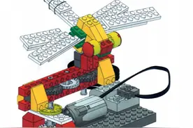 乐高wedo2.0，会飞的蜻蜓搭建图图片