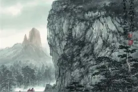 他笔下的山几乎都叫不出名，却都洋溢着诗的意境图片
