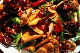 香辣蟹，鲜香入味超开胃，营养美味的家常菜，做法简单新手零失误图片