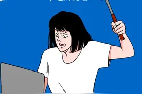 男朋友的手机加了“多人运动”群？（漫画）图片