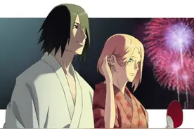 火影：木叶夫妻参加夏日祭，佐助花式秀恩爱，佐井太会玩了图片