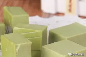 抹茶粉必收藏，豆腐+抹茶做成甜点抹茶果冻，爽滑可口好吃到爆图片