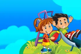 儿歌：安全卫生好习惯之幼儿园滑滑梯安全图片