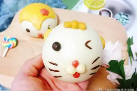 米唐麻麻玩转面团：#生肖馒头#唧唧鼠馒头（一发）图片