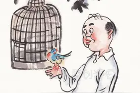 须翁漫画：乡下人进城，城里人下乡，好日子把人过糊涂了图片
