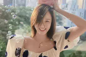 陈乔恩穿雪纺泡泡袖，气质仙美，外形“魁梧”如同肥版仙女下凡？图片