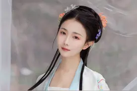 古风汉服美女唯美户外摄影写真图片