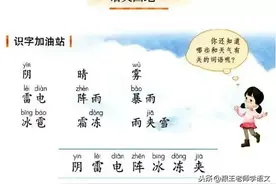 统编版一年级下册《语文园地一》知识点图片