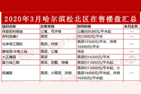最新最全！哈尔滨144个新楼盘价格都在这  快看看你相中的啥价格图片