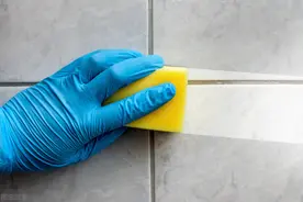 老妈自制的卫生间瓷砖水垢清除妙招，过年大扫除再也不愁白干图片