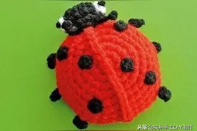 「钩编图解」瓢虫和蘑菇的编织图解图片