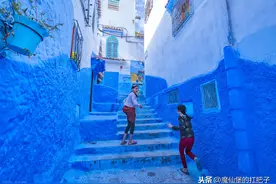 摩洛哥那一抹蓝，灵魂在蓝色梦幻之城舍夫沙万舞动，情怀得以释放图片