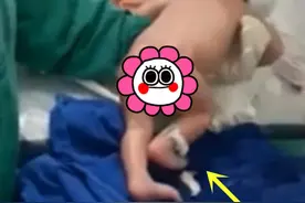 “最豪横新生儿”，还没出产房就想“跑”，看后觉得好神奇图片