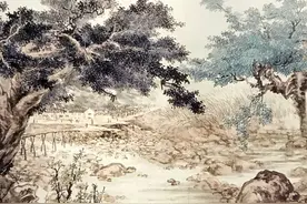 烟云深处岳色秀，清波起时湖光明：国画艺术作品图片