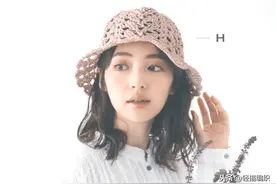 一组夏日凉帽，钩针钩编，花样简洁，款式多样，休闲唯美图片