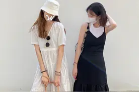 整理好的9套清爽闺蜜穿搭，夏天和闺蜜就这么穿图片