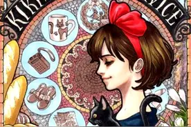 宫崎骏动画主题插画，这些人物你都认识吗？图片