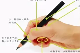 你知道如何矫正小孩错误地握笔姿势吗？一条橡皮筋告诉你答案图片