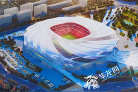 打探重庆龙兴足球场建设 主体工程预计明年4月完工图片