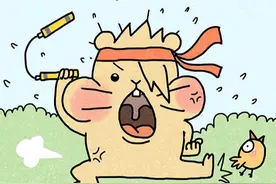 搞笑系列漫画：功夫仓鼠の前辈高见图片